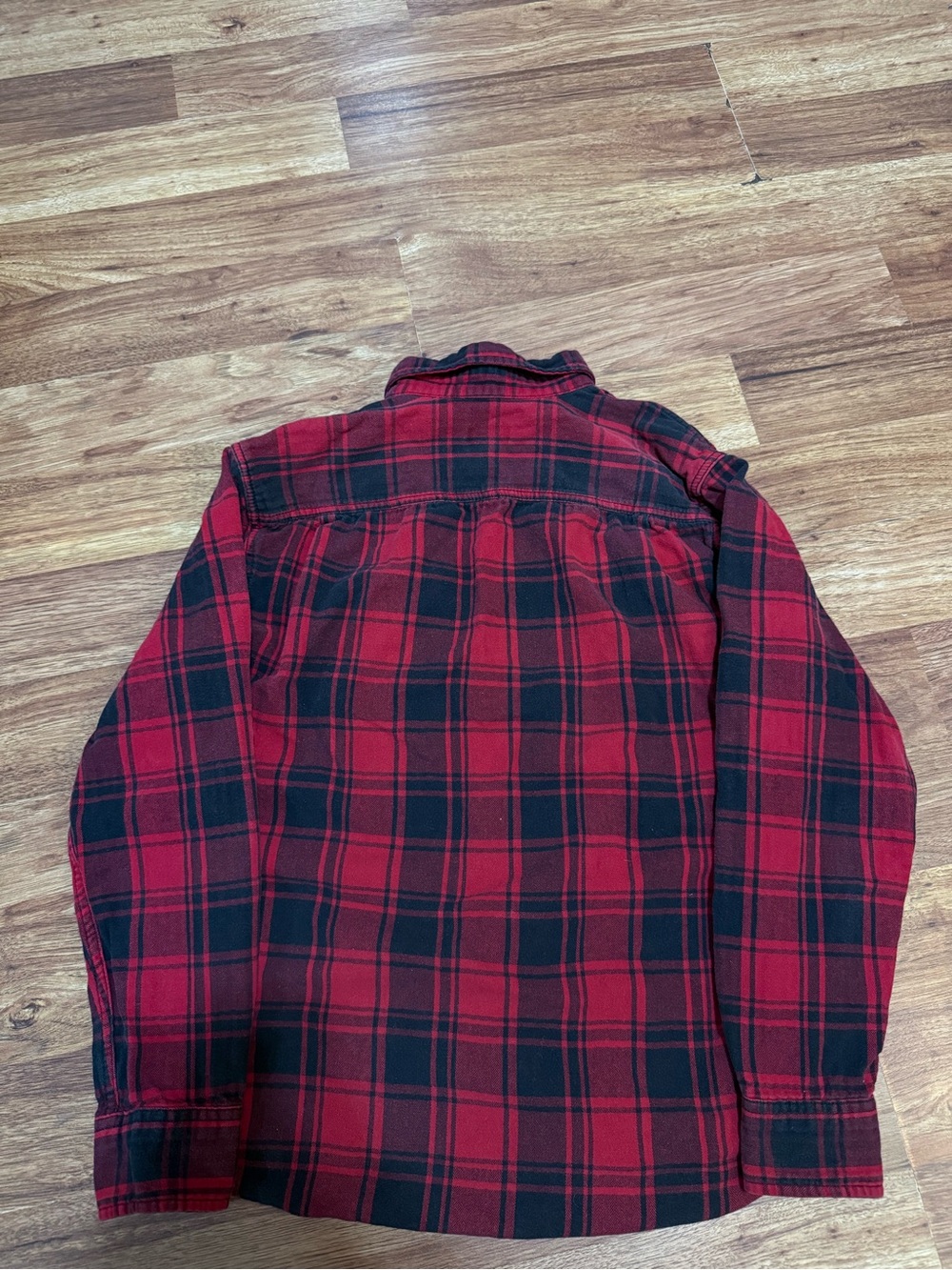George Red and Black Plaid Button-Down Shirt - Picture 7 of 11